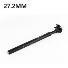 shikra山地車折疊車400MM避震座管代駕車電動車彈簧越野減震坐桿【愛騎行】, 27.2*400MM(黑色)原管