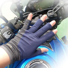 스포츠 반장갑 7부 낚시 등산 사이클 라이딩 자전거 운전, M-블랙, 1개