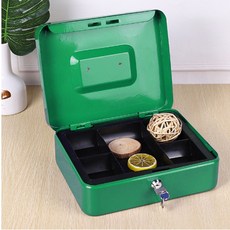 캐쉬박스 특대그린 미니금고 가정용 업소용 돈 통 비상금, 1개