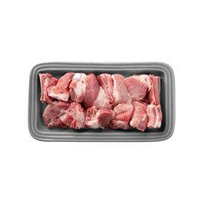[더블랙] 제주도 무항생제 흑돼지 갈비 500g (냉장), 1개