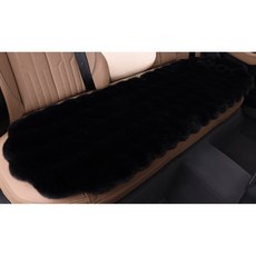 플러시 자동차 좌석 쿠션 범용 겨울 따뜻한 차량 커버 인테리어 액세서리에 대한 울트라 소프트 자동 의자 보호대 패드, 인공 플러시, 가을과 겨울, black-B