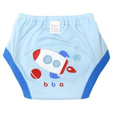 베이비앙 국내산 자체생산 무형광 3~6중 배변훈련팬티(어린이집필수준비물)(오후5시이전 주문건 다음날도착), 16_로켓 자수 배변훈련팬티(3중), 1개