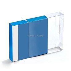 게임보이 어드밴스 컬러용 투명 플라스틱 박스 보호 케이스, 1개, 기본