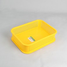 일신플라텍 미니상자 다용도 사각 바구니 교구박스 바스켓 A3 A4 노랑, 미니상자2호, 1개