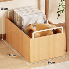 實木學生敎室裝書整理桌下置物架書本書包收納箱神器移動落地書架, 原木色書架桌面款【進口實木】