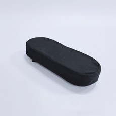띵덕 높은 사무실 컴퓨터 책상 의자 팔걸이 팔꿈치 팔받침 쿠션, 1.(1개) 사각 스펀지 쿠션, 블랙