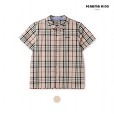 [레노마키즈] 남아선염체크카라셔츠 (R2321B305-T)