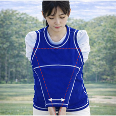 골프 스윙 셔츠 자세 교정 티셔츠 수트 연습기 남성 여성 트레이너 훈련 조끼 옷