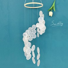 천연조개 풍경 민트 풍경소리, D. 화이트 회전