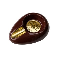 COHIBA 高希霸黃色雪茄菸灰缸 時尚菸灰缸, 1個, 咖啡色