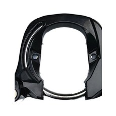 일본 일체형 자전거 잠금장치 말굽 자물쇠 도난 방지 액세서리 고정기어 U자형 튼튼한 잠금장치, 1개, 플리스톤 블랙 장보기 카트 잠금