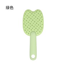 嗨購 寵物按摩除毛梳, 綠色,雙面按摩除毛梳, 1個