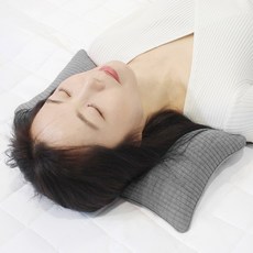 즐잠 메밀베개 경추 목베개 일자목 거북목베개 목디스크 낮은, 1개, 바이오비드폼(일반/피그먼트/차콜)