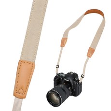 스냅케이스 카메라 스트랩 베이직 CS06, 1개, 2CM 크림화이트