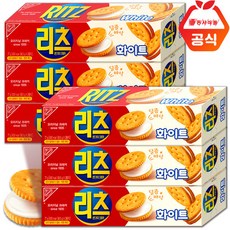 리츠 샌드위치 크래커 화이트, 8개, 77g