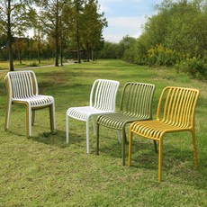 체어센스 루나 체어 인테리어 야외 카페 플라스틱 정원 테라스 의자, 루나 올리브그린, 1개