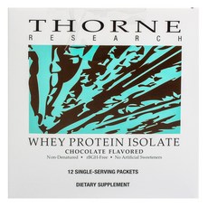 THORNE RESEARCH 分離乳清蛋白巧克力, 1個, 12 件