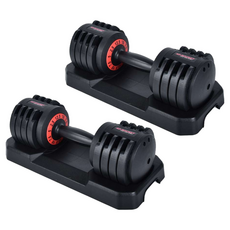 AD-ROCKET可調式啞鈴，重量調整方便，居家健身器材首選, 1個, 12kg