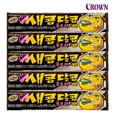 크라운 쌔콤달콤 울트라 레몬, 29g, 5개