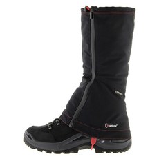 Kahtoola LEVAgaiter 톨 GTX 게이터 방수 고어텍스 신발 및 부츠 보호 등산 진흙 눈 얼음 속에서 오프 트레일 하이킹 - 블랙|블랙 스몰 141151