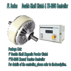 섬유/인쇄/포장용 산업용 마그네틱 클러치 브레이크 장력 컨트롤러 6/12/50/100Nm 0.6/1.2/5/10kg DC24V 10, 05 6Nm--0.6kg, 01 FL-S and TB-200S