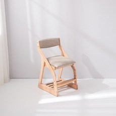 MesaSilla Calla 兒童實木成長椅 (多款可選), 1個, 極簡灰