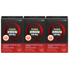 뉴트리코어 코엔자임 Q10 맥스 1000mg 1개, 30정, 3개