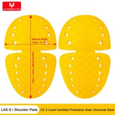 오토바이 라이딩 슈트 CE2 보호대 세트, 원 사이즈, LAS-S 어깨 패드