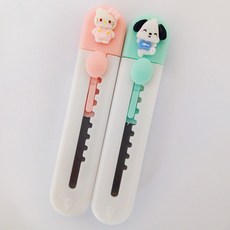 시나모롤 키티 커터칼 컷터칼 컷팅칼 언박싱 택배칼, 1개, 앙증키티_앙증포차코 모음