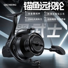 NGK黑武士錨魚紡車輪路亞紡車輪全金屬海釣遠投捲線器, NGK14000黑武士