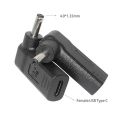 노트북 전원 어댑터 커넥터 Dc 플러그 USB C 암-hp 호환 Dell Asus Acer Lenovo 용 범용 남성 잭 변환기, 13 4.0-1.35mm