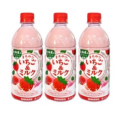 산가리아 마로야카 딸기밀크맛, 3개, 500ml