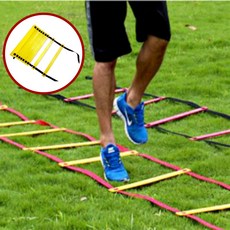 축구 유소년 스텝레더 4m 민첩성 훈련사다리 운동기구, 1개, do 4m