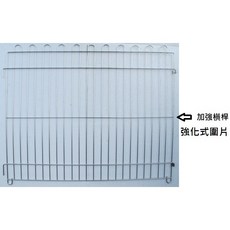 優旺寵物 3尺X2.5尺強化型304#級白鐵不鏽鋼組合式寵物圍欄 (寬90公分X高76公分) 不銹鋼圍片/柵欄/圍籬, 1個