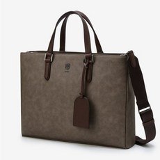 닥스 DAKS DBBA5F083I3 [서류가방][EMBLEM][엠블럼] 베이지 투톤 캔버스 서류가방