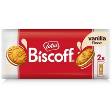 Lotus Biscoff 샌드위치 쿠키 버라이어티 팩 크림/바닐라 크림/밀크 초콜릿 크림 팩당 쿠키 15개 150g(5.3온스) (6팩), 11 Count (Pack of 2), Vanilla