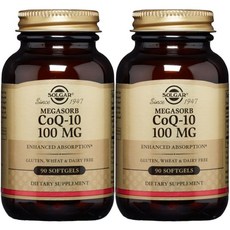 SOLGAR MAGASORB輔酶Q-10無糖軟膠囊 100mg, 90顆, 2罐