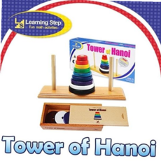 하노이탑 러닝스텝 칼라 9단 창의 수학, 1