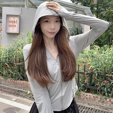 후암마켓 여성 래쉬가드 후드 자외선차단 긴팔 집업