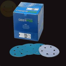 왅자마켓 디어포스 SA331 127mm 원형 필름페파 100매 금속샌딩, 80방
