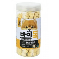 汪洽普 狗狗凍乾零食 全齡犬 狗零食 犬零食 寵物零食 凍乾, 1個, 鱈魚85g