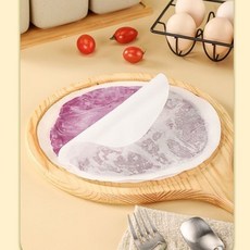 手抓餅圓形烘焙紙 隔離膜 油紙 烤箱專用紙, 1個, 50張1包 丨 是紙不是餅,圓形直徑19釐米