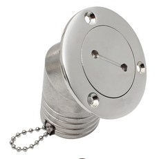 [ 814553 ] 사이히스데이 3.8cm(1-1/2인치) 필러 넥 범용 연료 보트 탱크 워터 데크 각진 급유 포트 요트 캐러밴용 키 교체 포함, [ 814553 ] 사이히스데이 3.8cm(1-1/2인