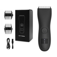 남성용 IPX7 볼 트리머 방수 조명 세라믹 블레이드 신랑 신체 및 USB-C 흠집 없음 그/아빠를 위한 선물, CDH020A HW
