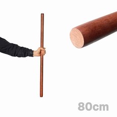박달나무 운동봉 80cm ( 나무 스트레칭봉 홈트 홈짐 필라테스 원목 요가봉 스트레칭바 마사지 긴 밀대 홍두깨 우드소품 체조봉 목봉 발 지압봉 )
