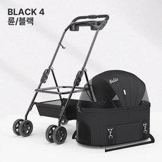 강아지 고양이 펫 유모차 애견유모차 강아지 개모차 고양이 일반형, K2L 클래식M 블랙 분리형 15kg