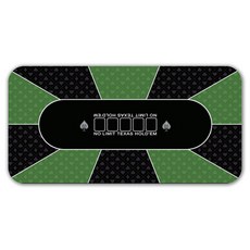 고니표 텍사스 홀덤매트 포커 테이블 매트, 로얄 그린, 중 (60x120cm), 1개