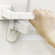 유아 고양이 문 열림 열기 방지 아기 방문 고리 도어 손잡이 안전 잠금 장치, 상세페이지 참조, 1개