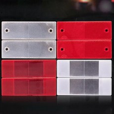 농기계 트럭 반사판 리플렉터 야간 안전 후방 경고 부착식, 1개