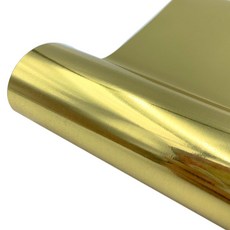 20X50CM 반짝이 메탈릭 홀로그램 필름 컷용 장식 스트라이프 열전달 모자 아이언 비닐 티셔츠, 7.8in x19in(20x50cm), Gold